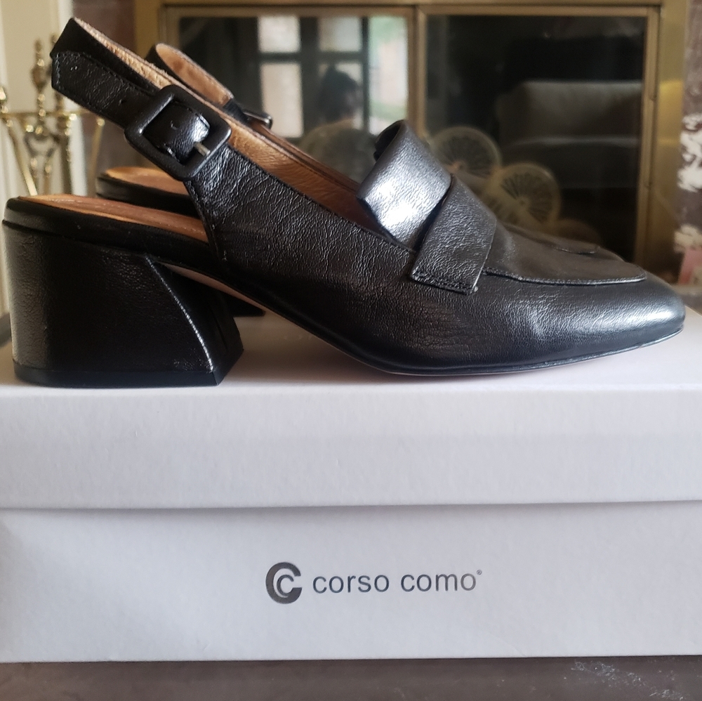 Corso Como Heeled Loafer Style Shoes